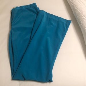 Silk, wide leg pants